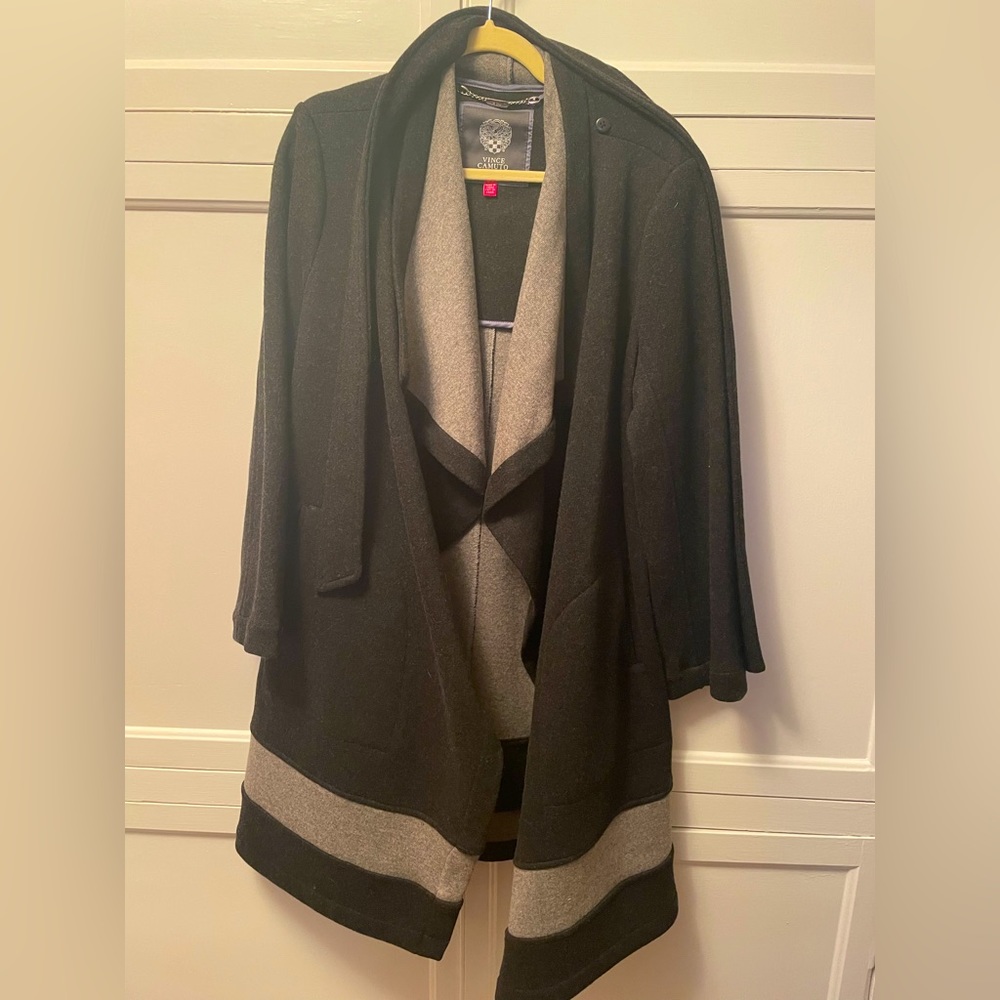 Vince Camuto - wool coat with belt
